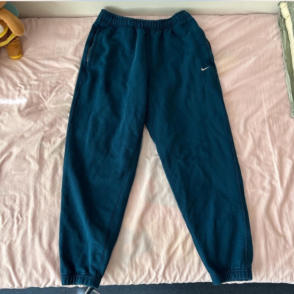 Nike blue teal Fleece Joggers athletic sweatpants